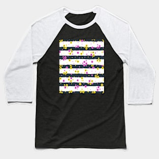 Flower Patterns Baseball T-Shirt